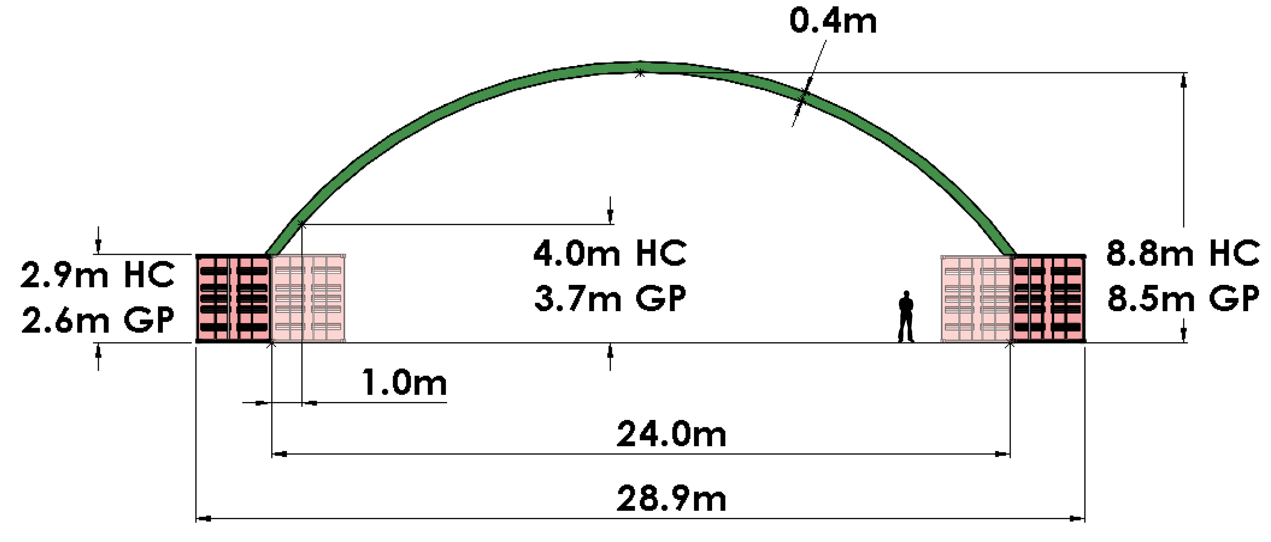 A24: 24m wide x any length. Inside or outside mount