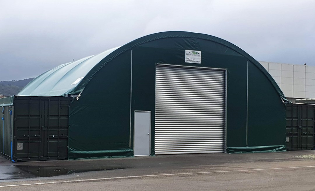 View of Shelter Doors | SmartShelters